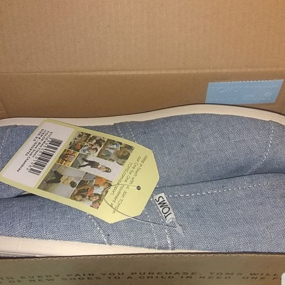 TOMS Classic Chambray Womens 6.5